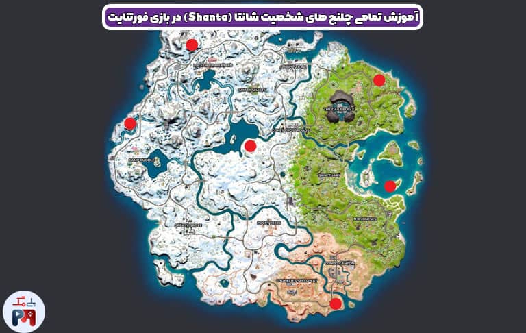 در نقاط مشخص شده 6 الماس قرار گرفته است.