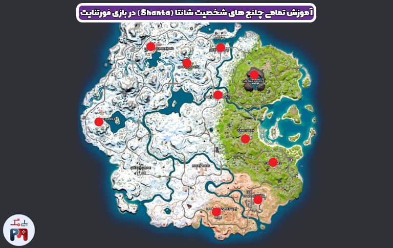 در نقاط مشخص شده 10 الماس قرار گرفته است.